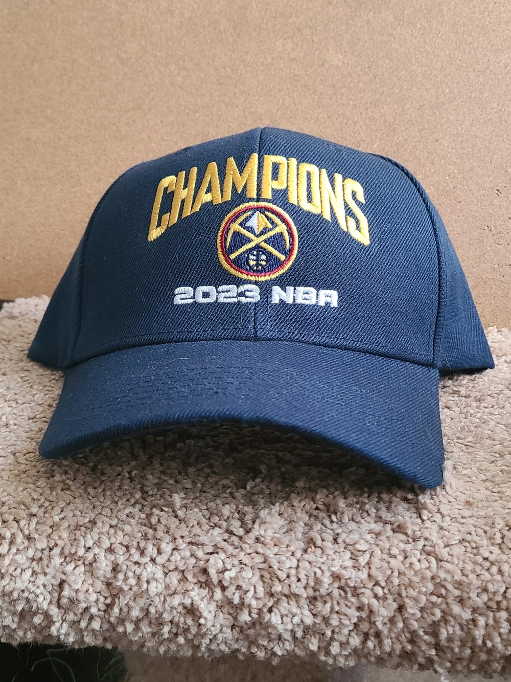 Denver Nuggets 2023 NBA Champions Navy Blue Baseball Cap